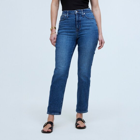 Madewell Curvy Stovepipe Jeans in Heatheridge Wash - sz 25 - Picture 4 of 12